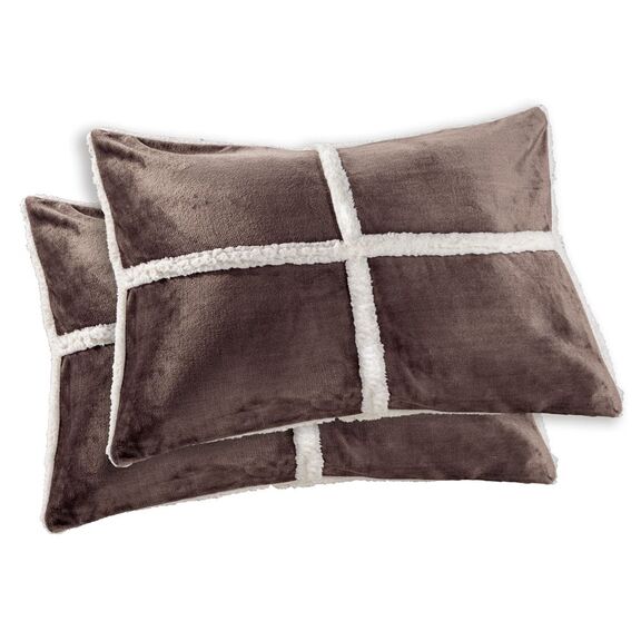 Διακοσμητικά Μαξιλάρια Ζεύγος Astra Cocoa 50x70 guy Laroche  100% Flannel