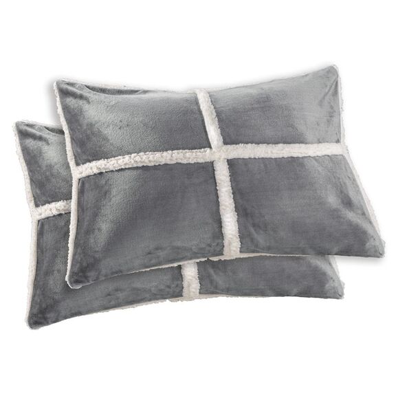 Διακοσμητικά Μαξιλάρια Ζεύγος Astra Anthracite 50x70 guy Laroche  100% Flannel