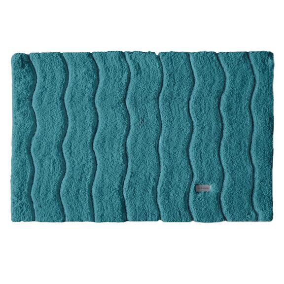 Πατάκι Μπάνιου Fancy Petrol 55x85 guy Laroche Petrol 100% Cotton
