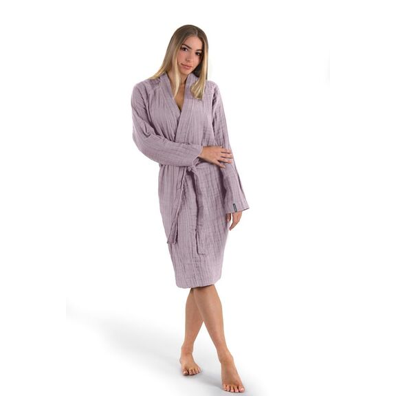 Μπουρνούζι Supreme Amethyst Small + Πουγκί Καλλυντικών guy Laroche  100% Organic Cotton