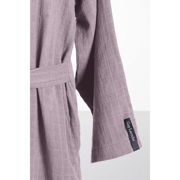 Μπουρνούζι Supreme Amethyst Small + Πουγκί Καλλυντικών guy Laroche  100% Organic Cotton