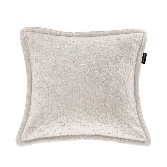 Ριχτάρι Bolzano Ivory 130x170 + Διακοσμητικό Μαξιλάρι guy Laroche  100% Velvet Pol.