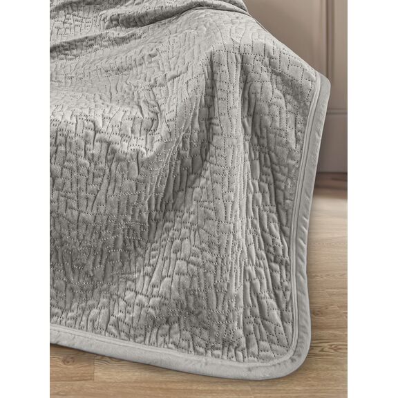 Ριχτάρι Bolzano Vison 130x170 + Διακοσμητικό Μαξιλάρι guy Laroche  100% Velvet Pol.