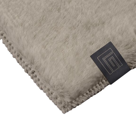 Σετ 3τμχ Alpaca Taupe guy Laroche  100% Pol. Art. fur