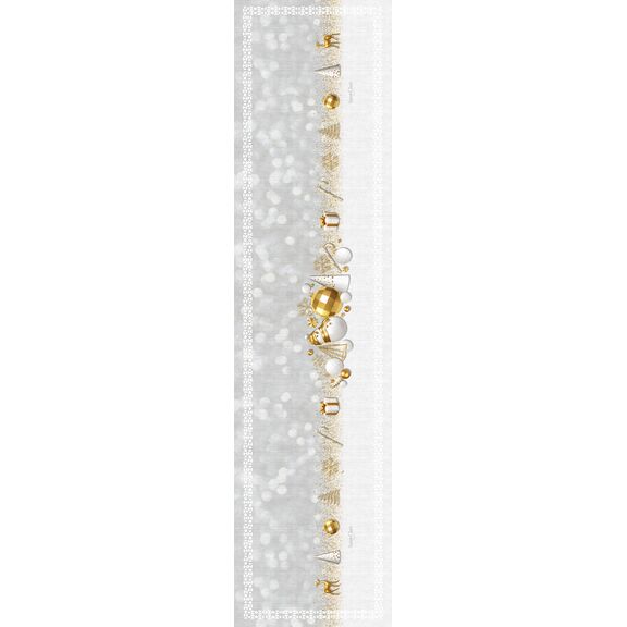 Χριστουγεννιάτικη Τραβέρσα 2033 Laser cut 40x160 Saint Clair  100% Polyester