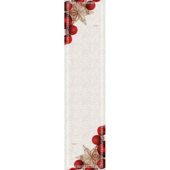 Χριστουγεννιάτικη Τραβέρσα 2013 Laser cut 40x160 Saint Clair  100% Polyester