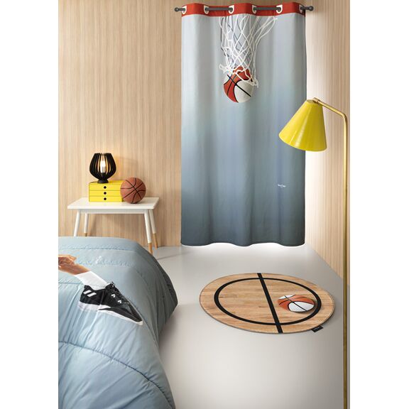 Koυρτίνα Soft-Touch Hoop με Τρουκς 160x240 Saint Clair  Microsuede