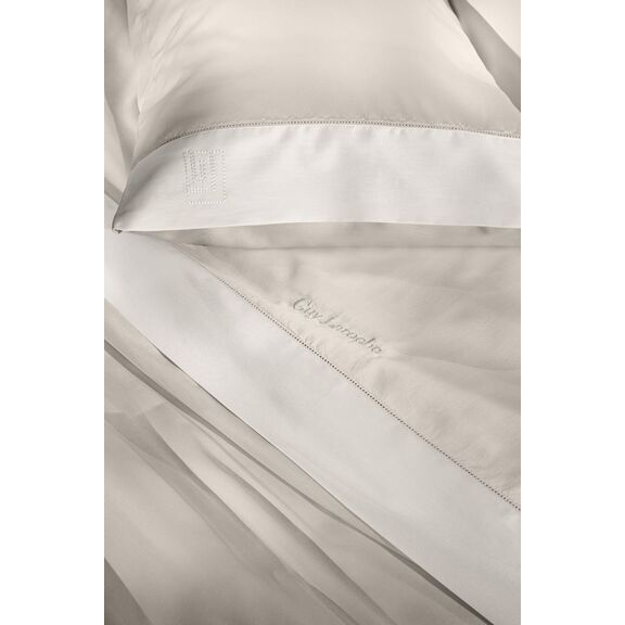 Σετ 4τμχ Σεντόνια Silky Natural-Ivory 270x280 guy Laroche  100% Cotton Satin