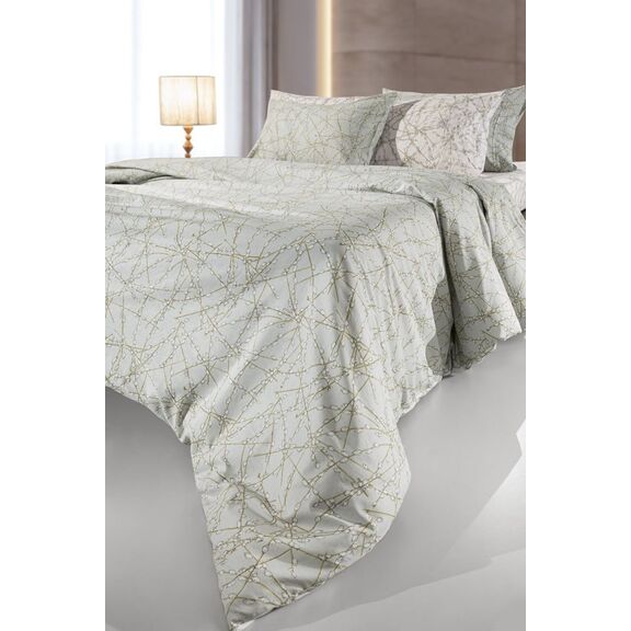 Σετ 3τμχ. Σεντόνια Emilia Aqua 165x265 guy Laroche Turquoise 100% Cotton Percale