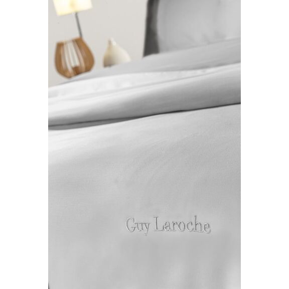 Σετ 3τμχ Παπλωματοθήκη Silky Silver 245x255 guy Laroche  100% Cotton Satin