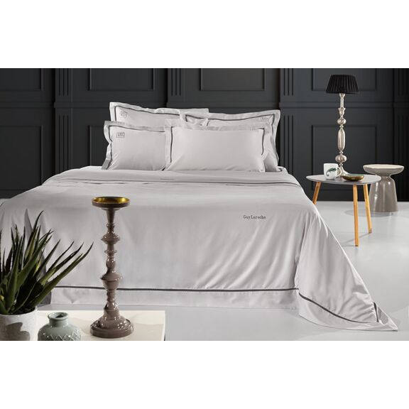 Σετ 3τμχ Παπλωματοθήκη Blend Cement 260x260 guy Laroche  Cotton Satin