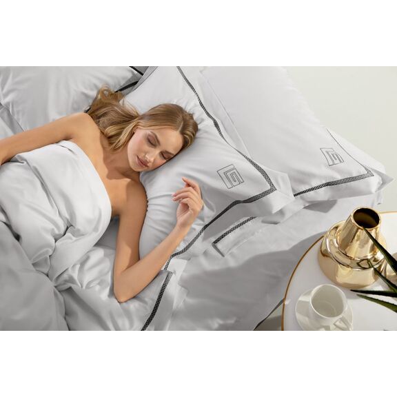 Σετ 3τμχ Παπλωματοθήκη Blend Cement 260x260 guy Laroche  Cotton Satin