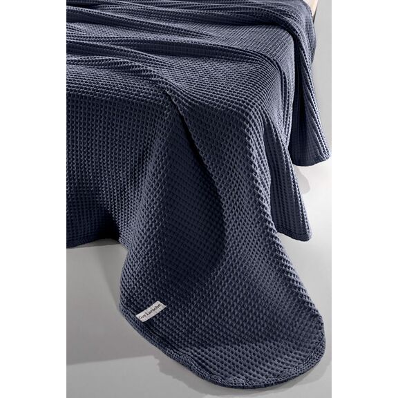 Κουβέρτα Eternity Marine 230x240 guy Laroche  100% Cotton Stonewashed