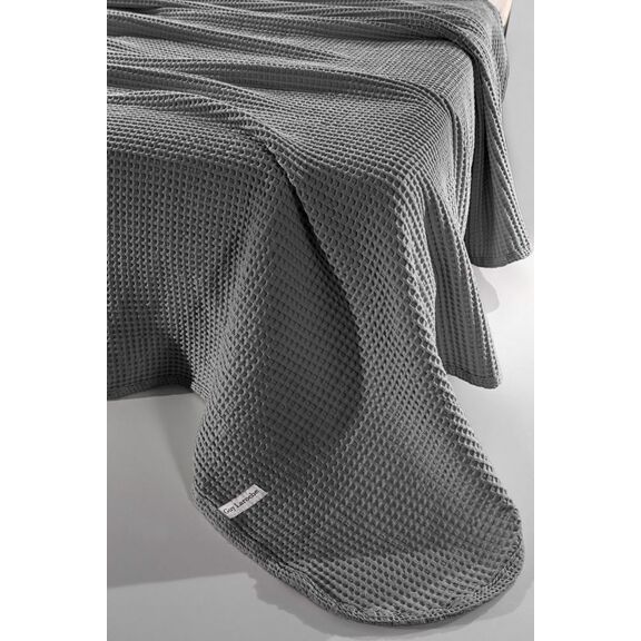 Κουβέρτα Eternity Anthracite 260x240 guy Laroche  100% Cotton Stonewashed