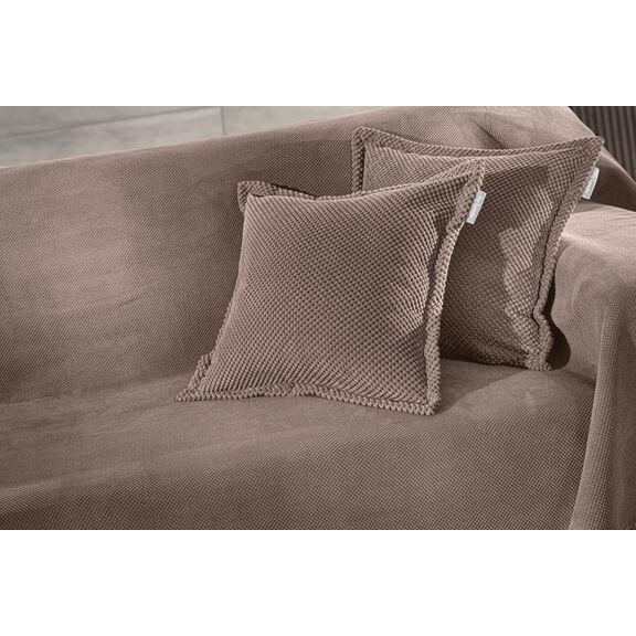 Διακοσμητικό Μαξιλάρι Rubicon Choco 45x45 (Χωρίς Γέμιση) guy Laroche  100% Fine Microfiber