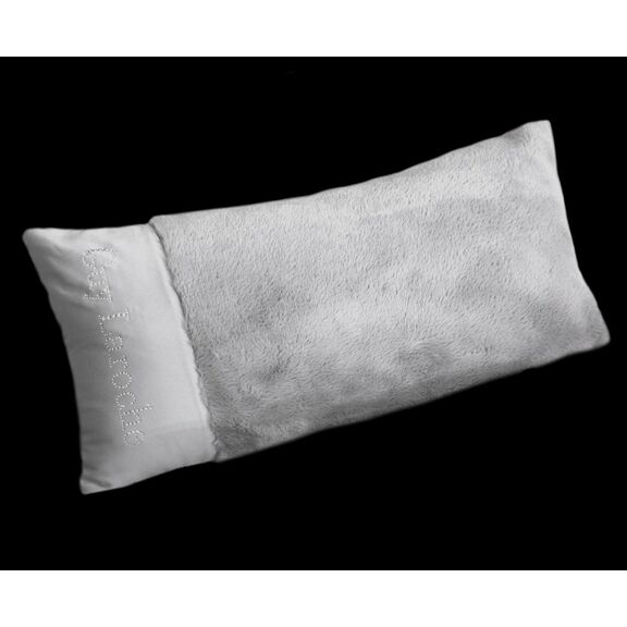 Μαξιλάρι Φιγούρας Crusty Silver 30x60 guy Laroche Silver 100% Polyester art fur Ultrasoft