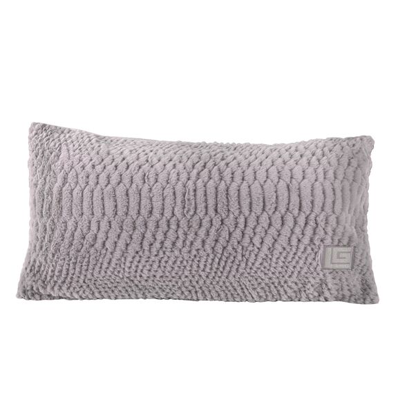Διακοσμητική Μαξιλαροθήκη new Crusty Melanze 30χ60 guy Laroche Lilac 100% Polyester art fur Ultrasoft