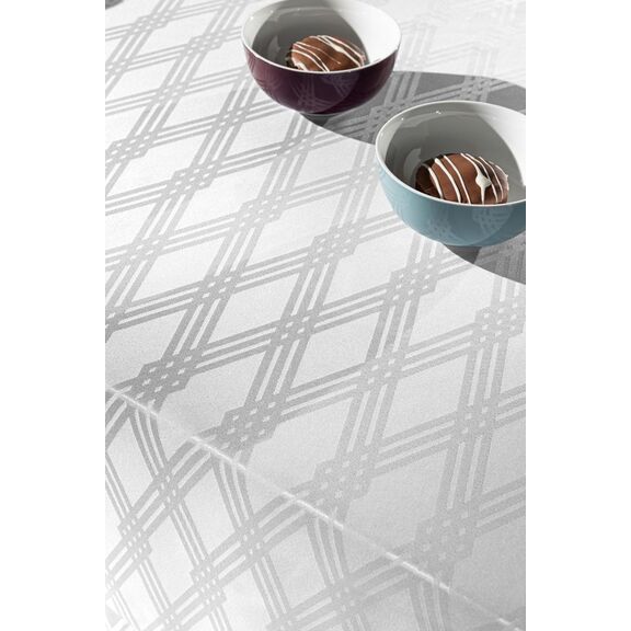 Τραπεζομάντηλο Ottimo White 160x320 guy Laroche  100% Polyester Jacquard