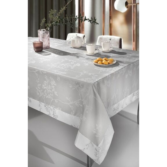 Τραπεζομάντηλο Campus Silver 160x320 guy Laroche  100% Polyester Jacquard