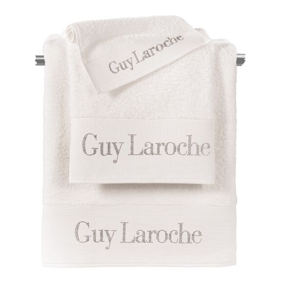 Σετ 3τμχ Πετσέτες Futura Ivory guy Laroche  100% Cotton 500 Gr/m6