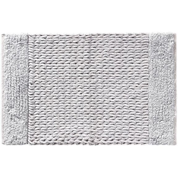 Πατάκι Μπάνιου Capitol Silver 55x85 guy Laroche Silver 100% Βαμβάκι