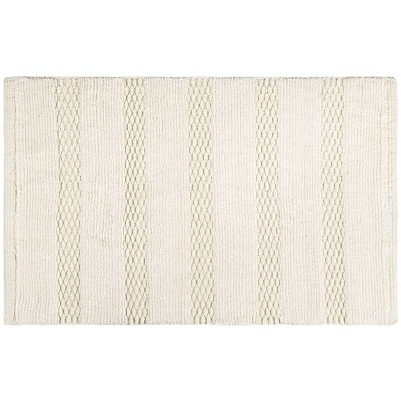 Πατάκι Μπάνιου Rocco Ivory 70x120 guy Laroche Ivory 100% Βαμβάκι