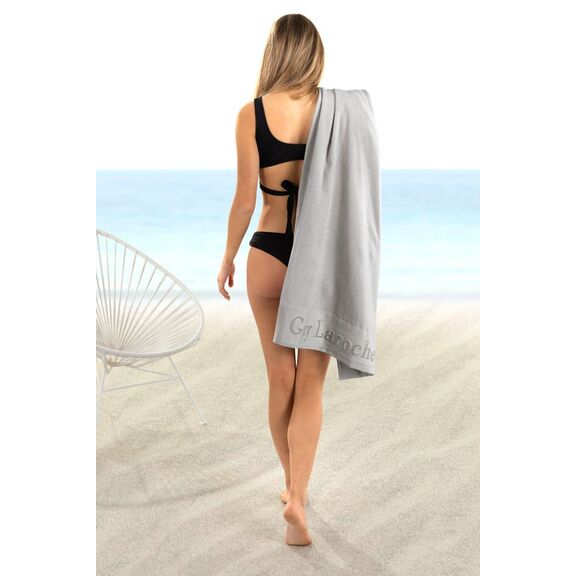 Πετσέτα Θαλάσσης Varadero Silver 80x170 guy Laroche  100% Cotton