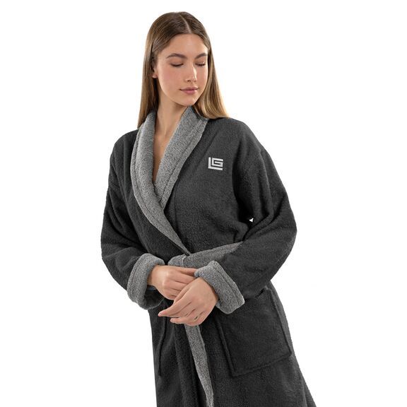 Μπουρνούζι duo Noir Medium guy Laroche  100% Cotton