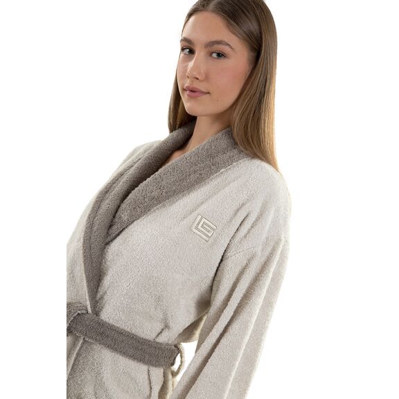 Μπουρνούζι duo Natural Medium guy Laroche  100% Cotton