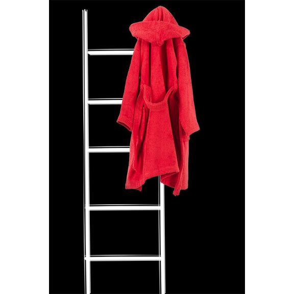 Παιδικό Μπουρνούζι Tender red για 6 με 8 Χρονών guy Laroche red 100% Cotton
