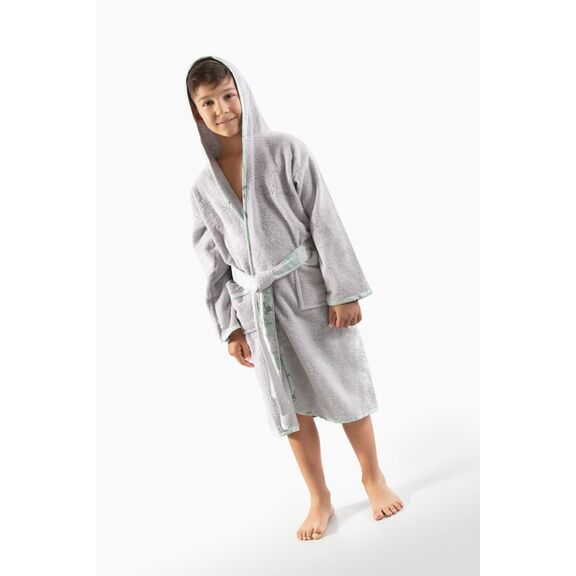Παιδικό Μπουρνούζι Forest Mist 4-6 guy Laroche Mint 100% Cotton