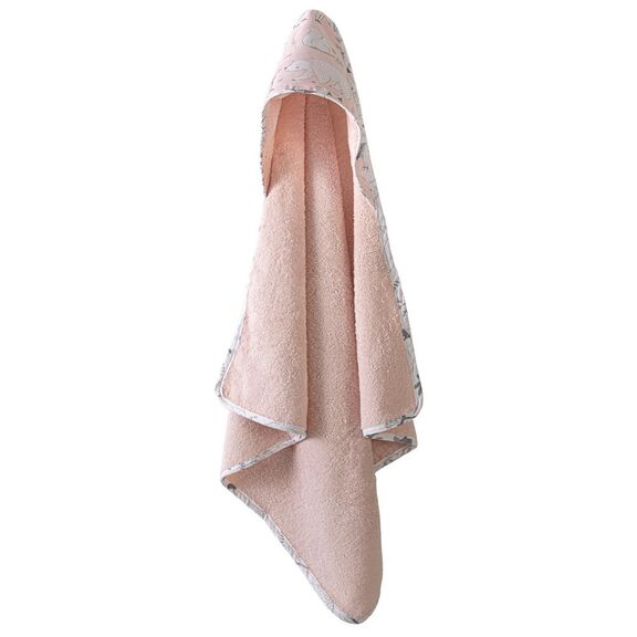 Βρεφικό Μπουρνούζι - Κάπα Forest Pudra 75x75 guy Laroche Coral 100% Cotton