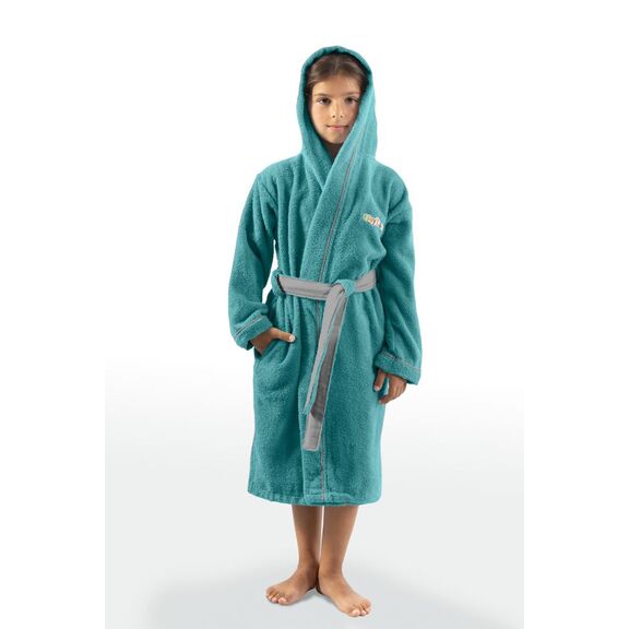 Παιδικό Μπουρνούζι Kiddies Petrol 2-4 Ετών guy Laroche  100% Cotton