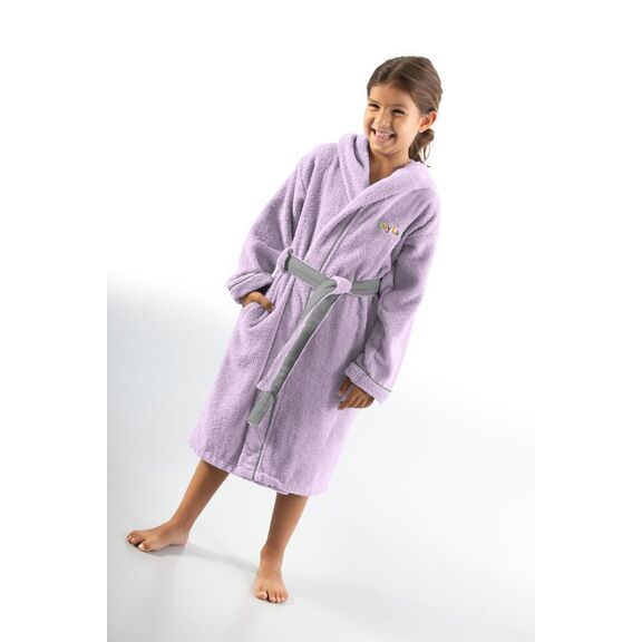 Παιδικό Μπουρνούζι Kiddies Lilac 4-6 Ετών guy Laroche  100% Cotton