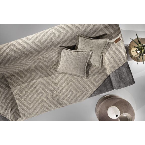 Ριχτάρι Aberon Natural 2θέσιος 180x250 guy Laroche Ecru 65% Chenille / 25% Cotton -15% Polyester