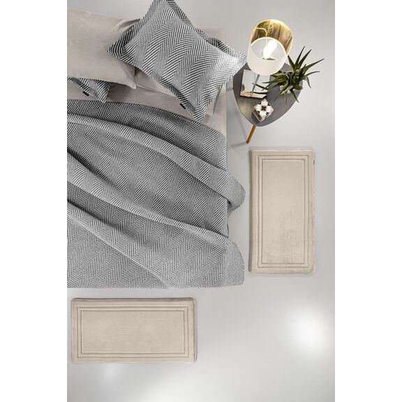 Σετ 2τμχ Χαλί Softy Sand guy Laroche  100% Pol. With Memory Foam