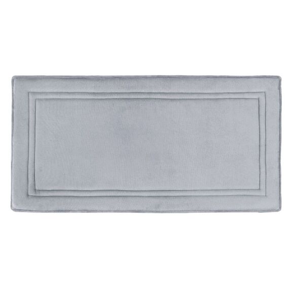 Σετ 2τμχ Χαλί Softy Silver guy Laroche  100% Pol. With Memory Foam