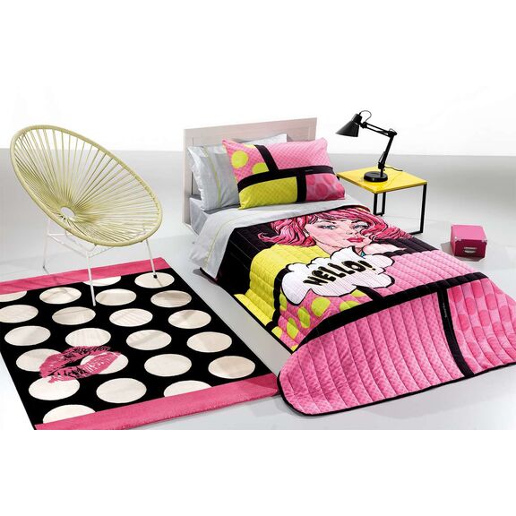 Πάπλωμα pop art 160x220 Suede Saint Clair Mixed 100% Microfiber
