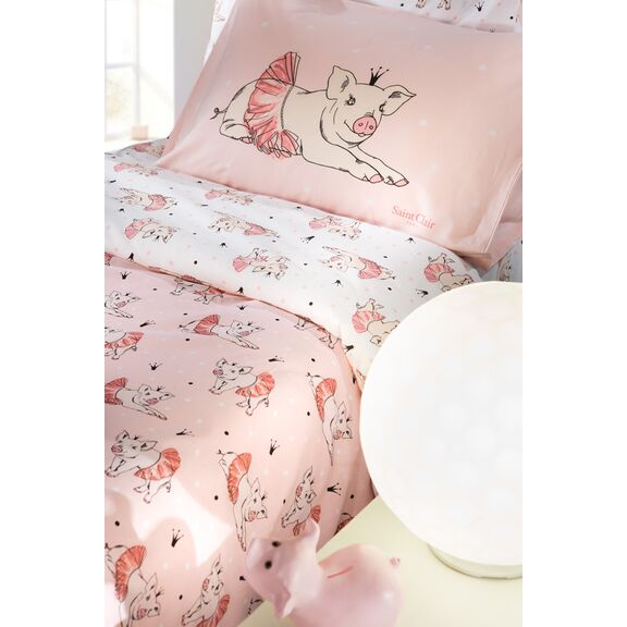 Σετ Παπλωματοθήκη Piggy 160x220 Saint Clair  100% Cotton