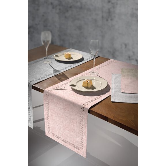 Τραβέρσα 2007 Pink Laser cut 40x160 Saint Clair  100% Πολυεστέρας