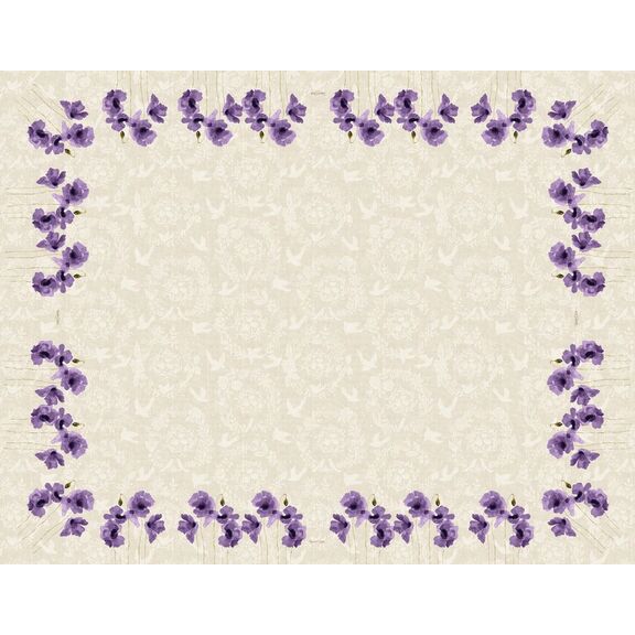 Τραπεζομάντηλο 11 Purple 145x180 Saint Clair  100% Polyester