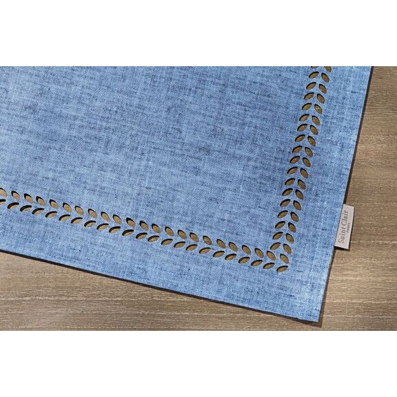 Σουπλά 3007 Blue Jean Laser cut 45x33 Saint Clair  100% Πολυεστέρας