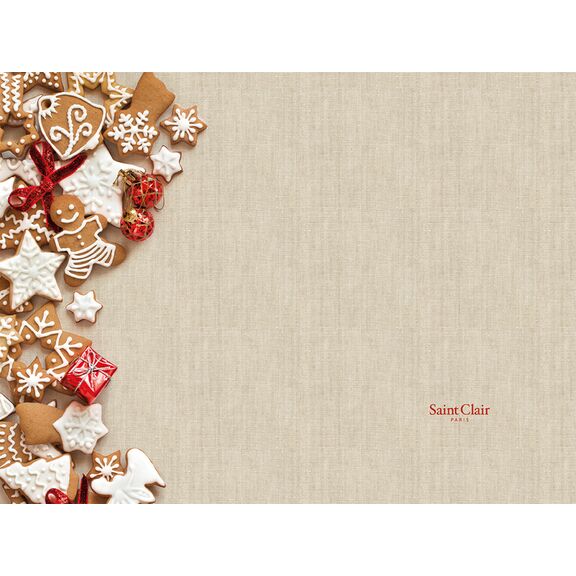 Σουπλά Χριστουγεννιάτικο 3021 45x33 Saint Clair  100% Polyester