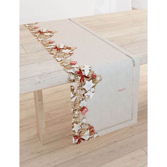 Χριστουγεννιάτικη Τραβέρσα Saint Clair 2010 40x160 Saint Clair  100% Polyester