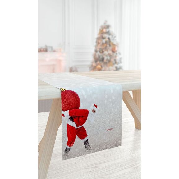 Χριστουγεννιάτικη Τραβέρσα Saint Clair 2022 40x160 Saint Clair  100% Polyester