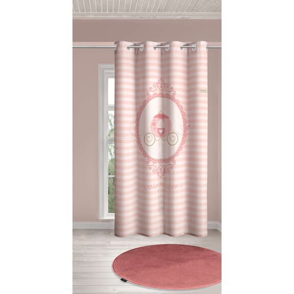 Παιδική & Βρεφική Κουρτίνα Soft-Touch Little Princess με Τρουκς 160x240 Saint Clair Pink 100% Πολυεστέρας