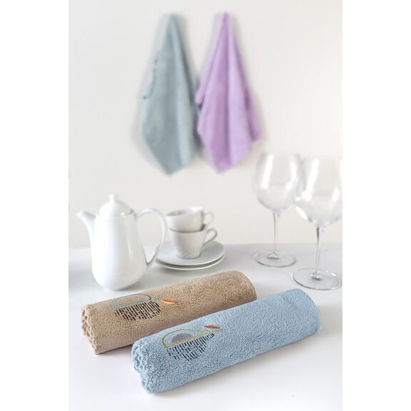 Πετσέτες Κουζίνας Gourmet Kitchen set 15 (35x50) guy Laroche Mixed 100% Fine Microfiber