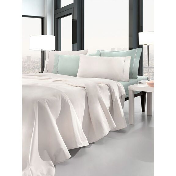 Σεντόνια Reserve Ivory 170x265 guy Laroche Ivory 100% Cotton Percale 160 Count