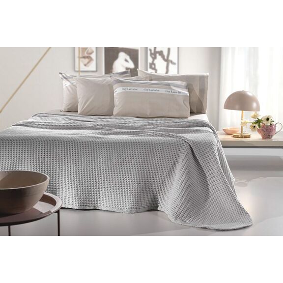 Κουβέρτα Eternity Silver 160x240 guy Laroche  100% Cotton Stonewashed