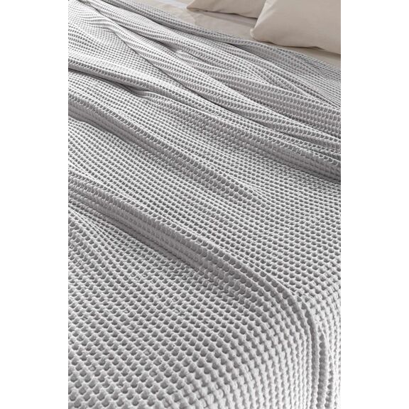 Κουβέρτα Eternity Silver 230x240 guy Laroche  100% Cotton Stonewashed